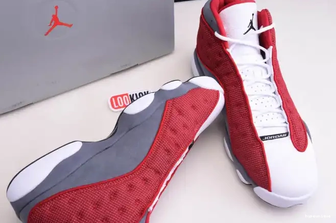 HYPE 414571-600 Jordan Air Red Gym Flint Retro Grey 13 0412